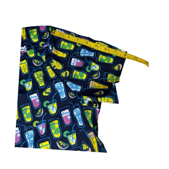 NWT Made To Live NYC Men's slim fit button down cocktails print short sleeve - Picture 7 of 7